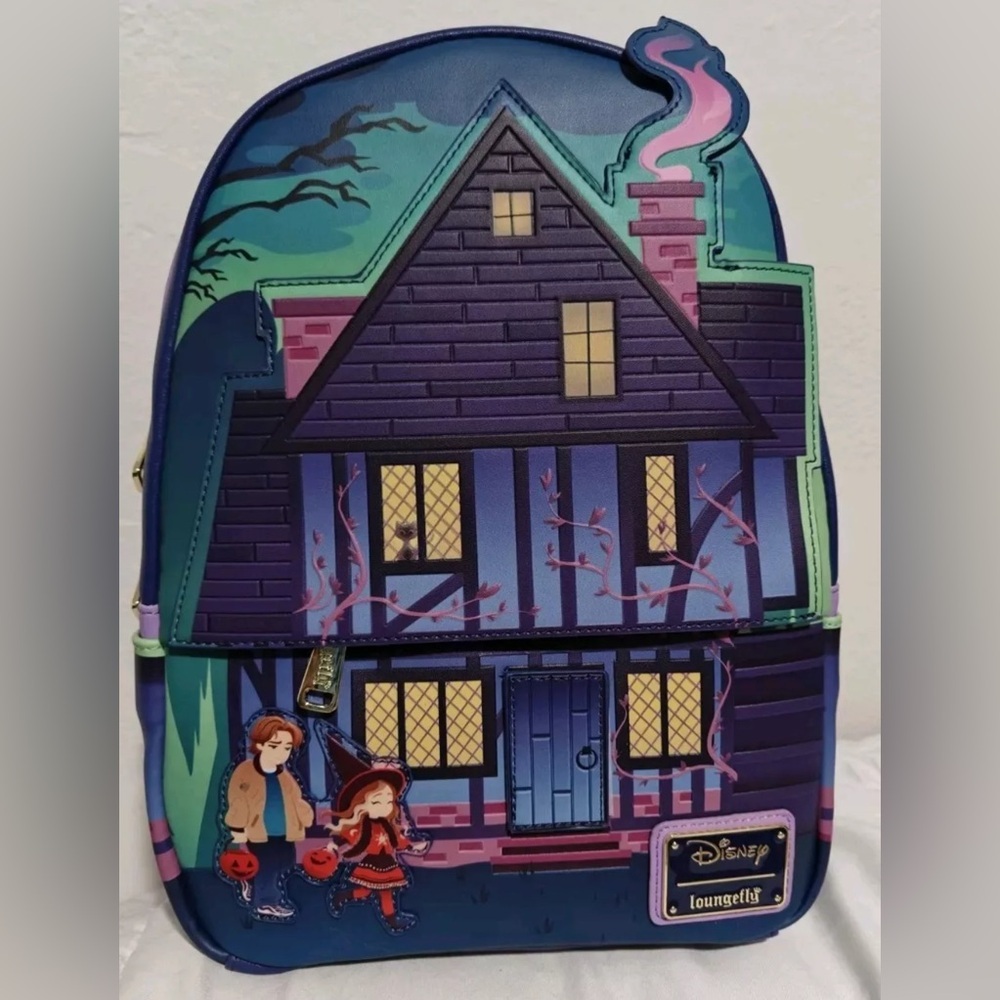 Disney Loungefly Hocus Pocus Sanderson Sisters’ House Glow In The Dark NWT​